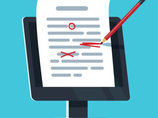 Editable document on screed