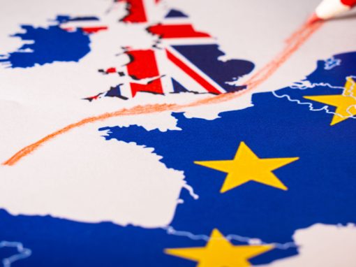 Line separating UK and Europe