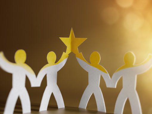 Cut out people cheering
