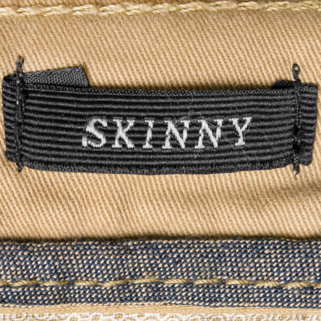 skinny clothing tag