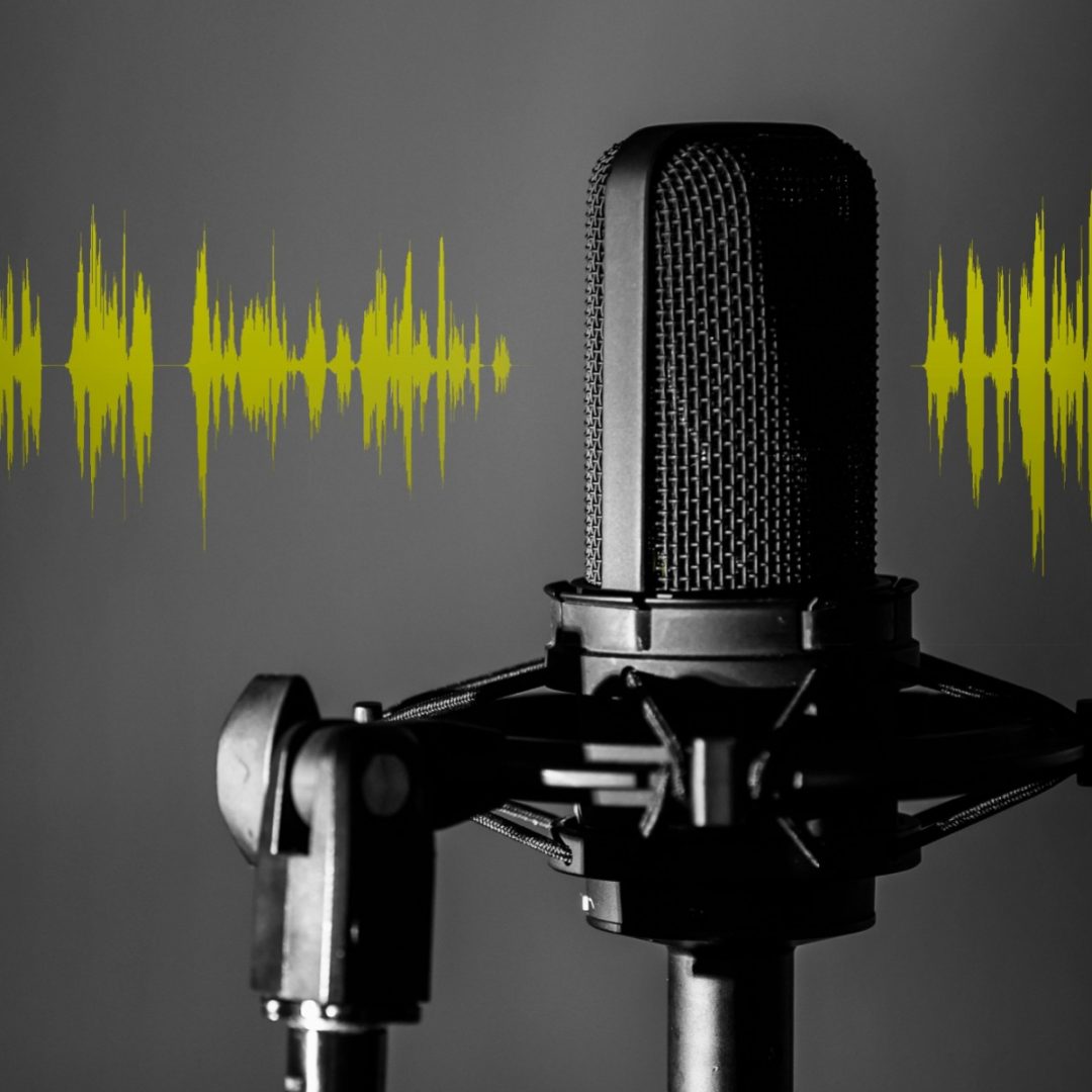 Podcast mic and audio